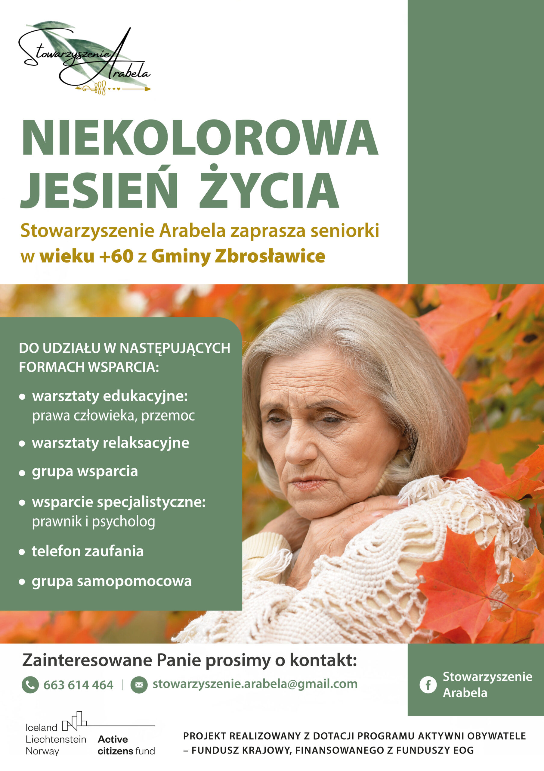 Rozpoczęcie rekrutacji do projektu „Niekolorowa jesień życia”